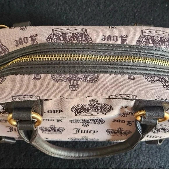 Juicy Couture Pink and Black Women's Bag Vintage - Picture 4 of 6